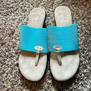 Light blue sandals